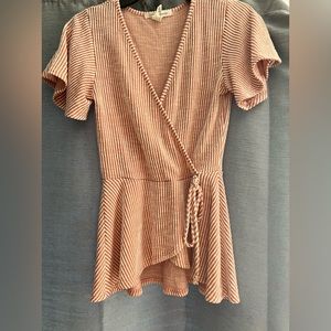 Caution to the wind pink Blouse